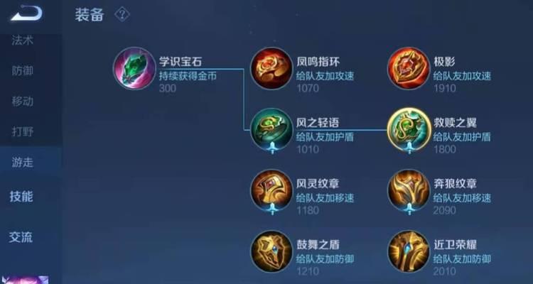 辅助后期出装攻略（解密辅助英雄在后期如何选择装备，提升影响力）