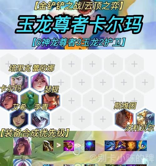卡尔玛手游教学出装攻略（完美操作、合理搭配装备，让你在战场上无往不利）